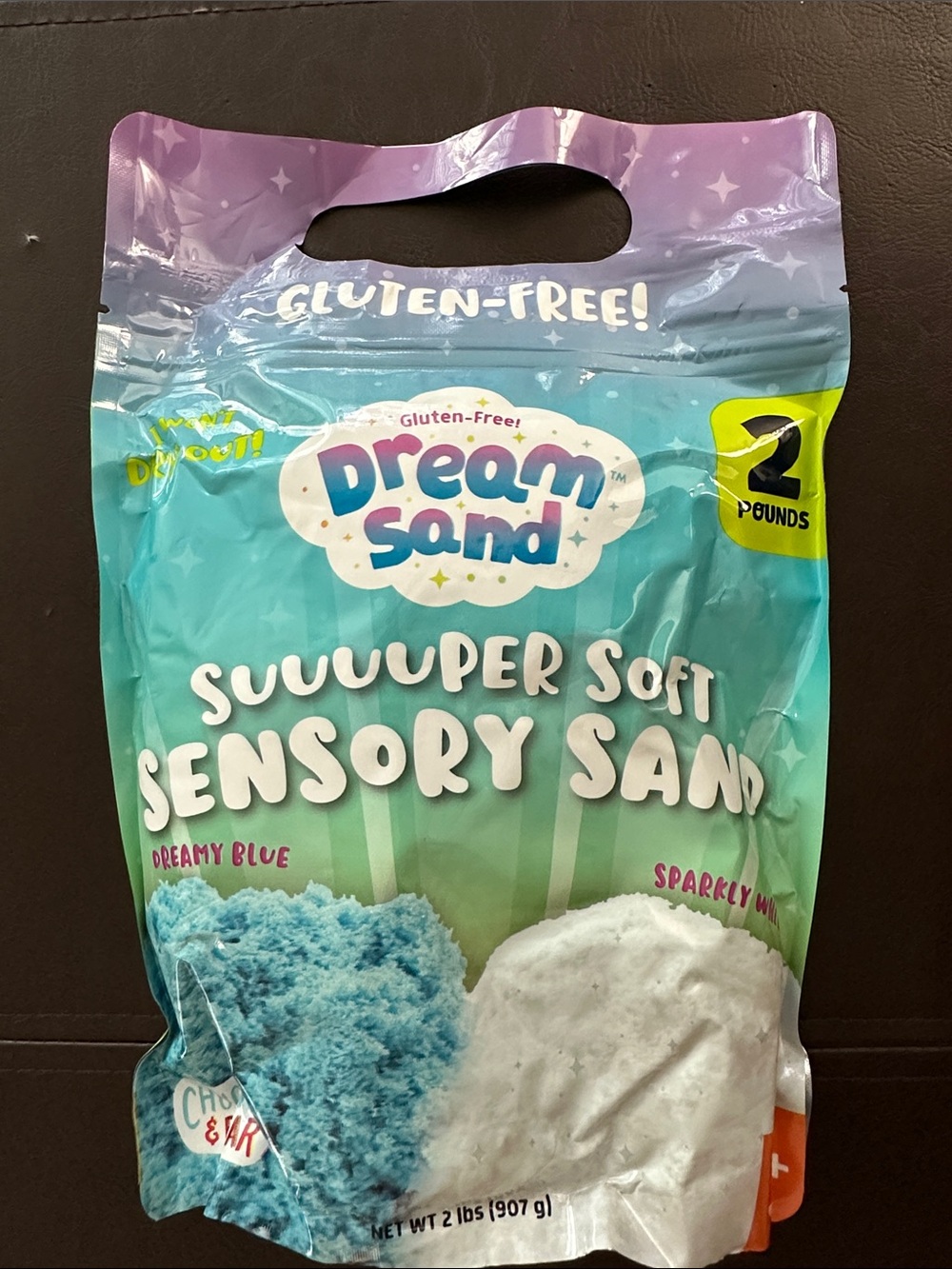 Dream Sand, 2 pound bag , contains 2 colors Dreamy Blue & Sparkly White